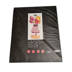 New Sealed Paula Best 2005 Print 3.5X 7 In. Matted w/Quote From Elizabeth Bowen